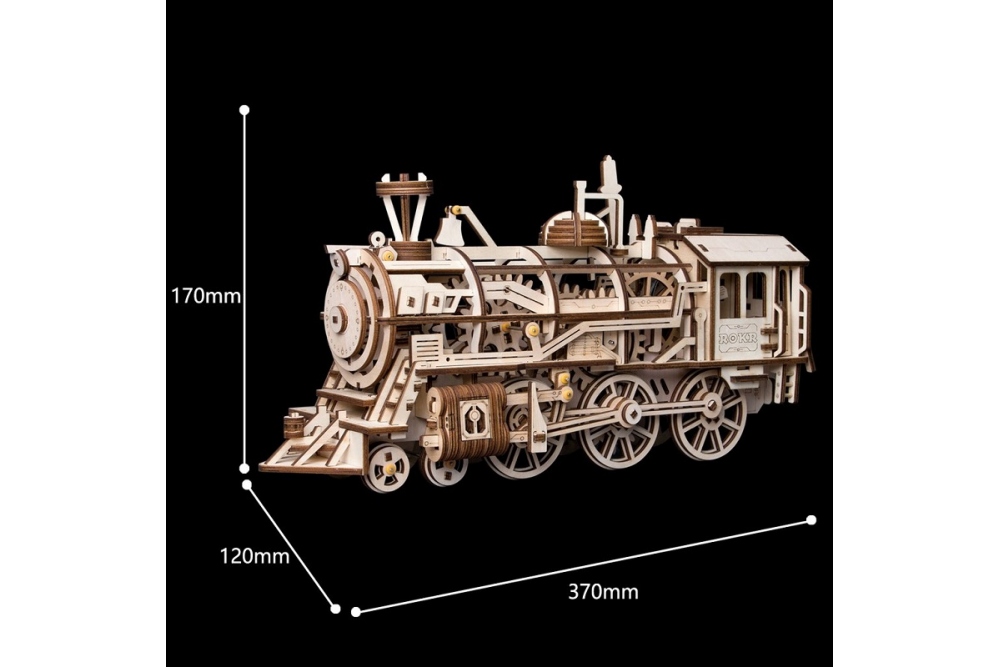 rokr wooden train