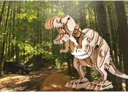 木製聲控恐龍 - 暴龍T-Rex (Robotic Walking Dinosaur TRex)